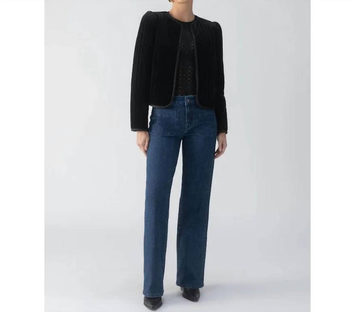Sanctuary - Quilted Velvet Jacket