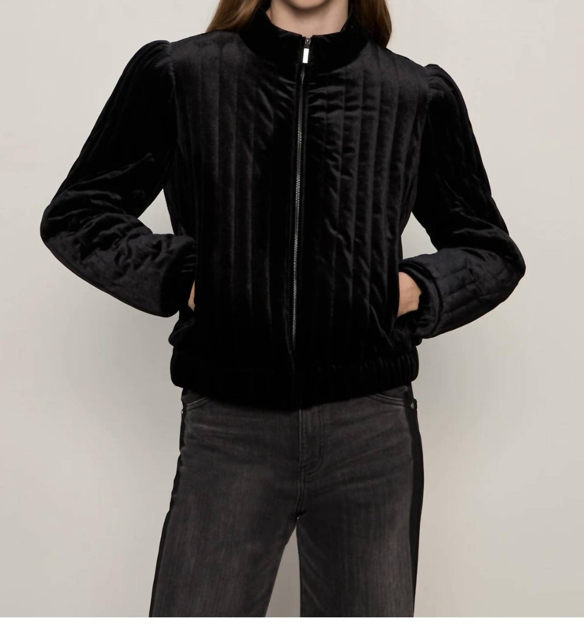 Sanctuary - Quilted Velvet Jacket