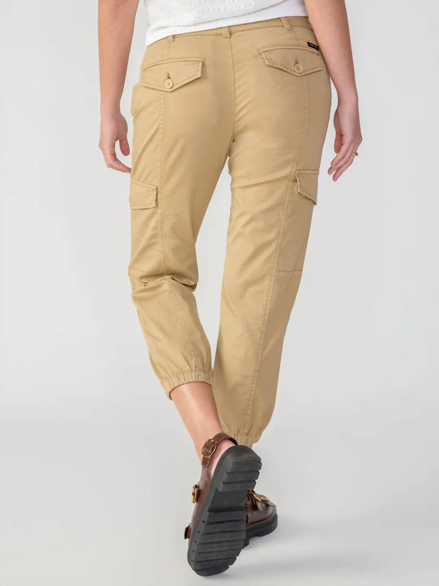 Sanctuary - Rebel Cargo Pant - beige - clothing - cotton - blend