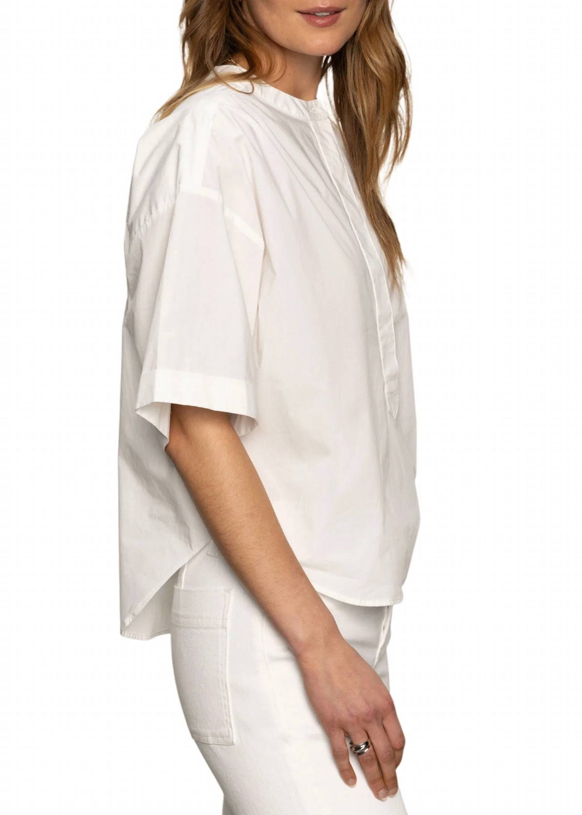 Sanctuary - Relaxed Short Sleeve Popover