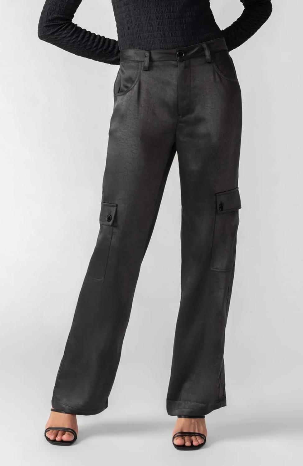 Sanctuary - Women's Satin Ava Cargo Pants