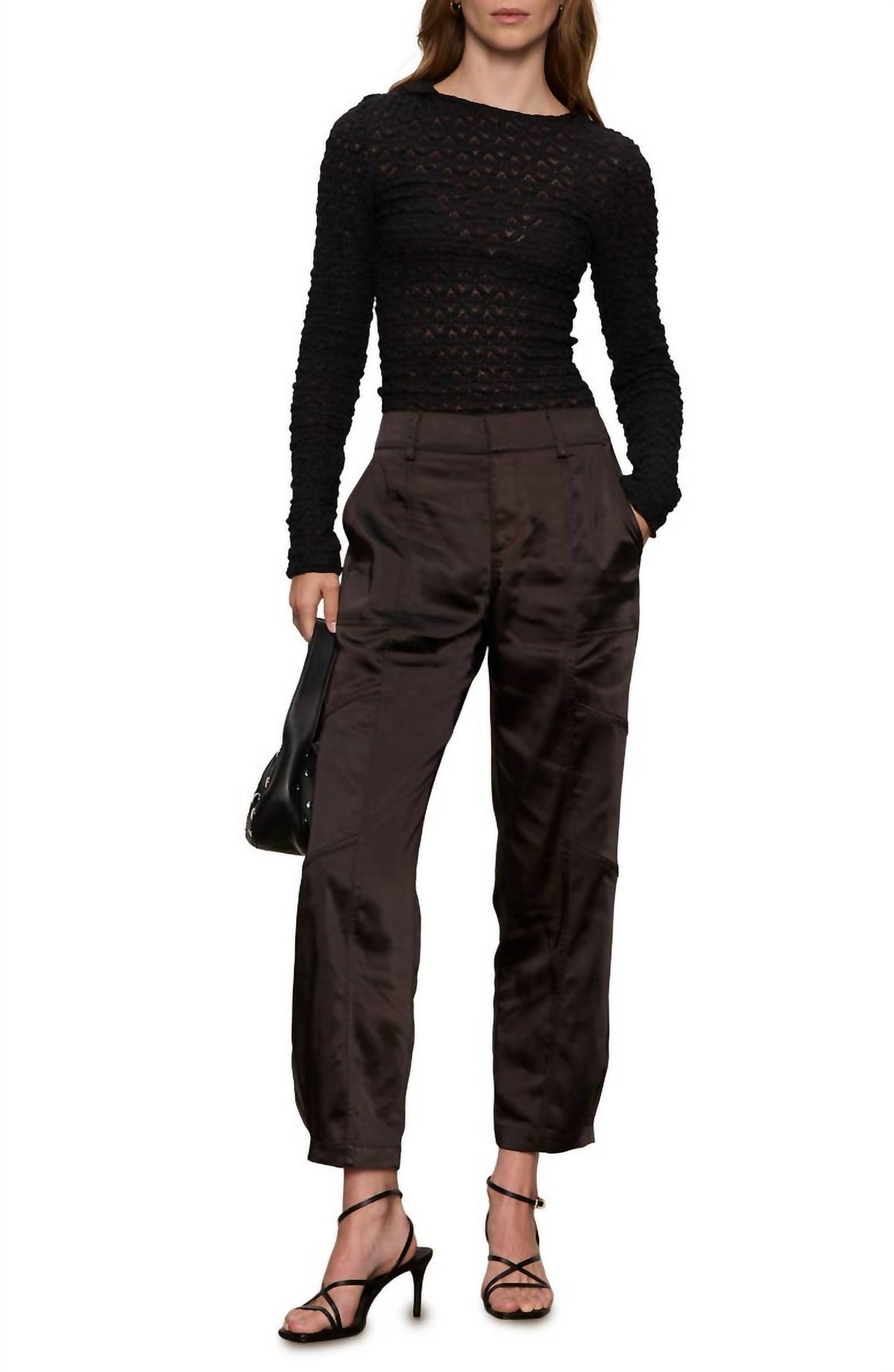 Sanctuary - Satin Taper Pant