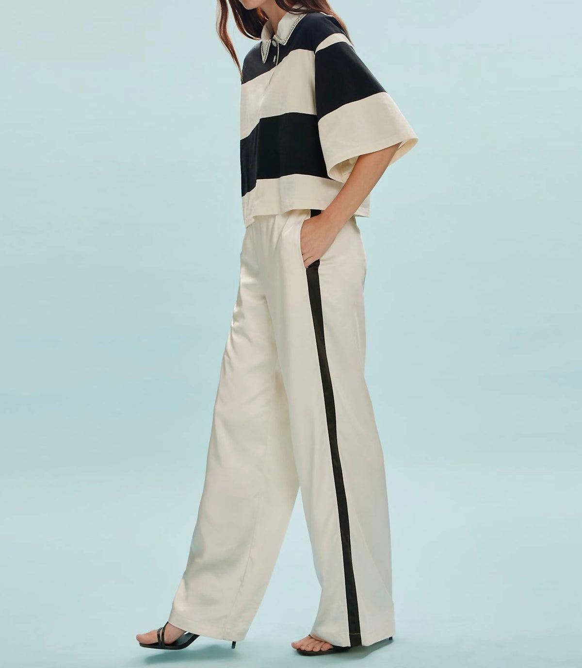 Sanctuary - Satin Track Pant