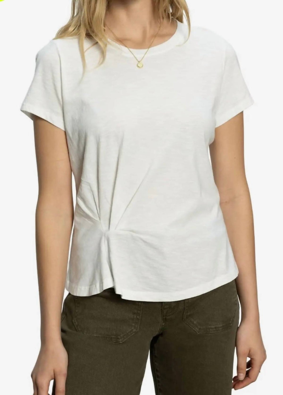 Sanctuary - Twist Front Crew Neck Tee