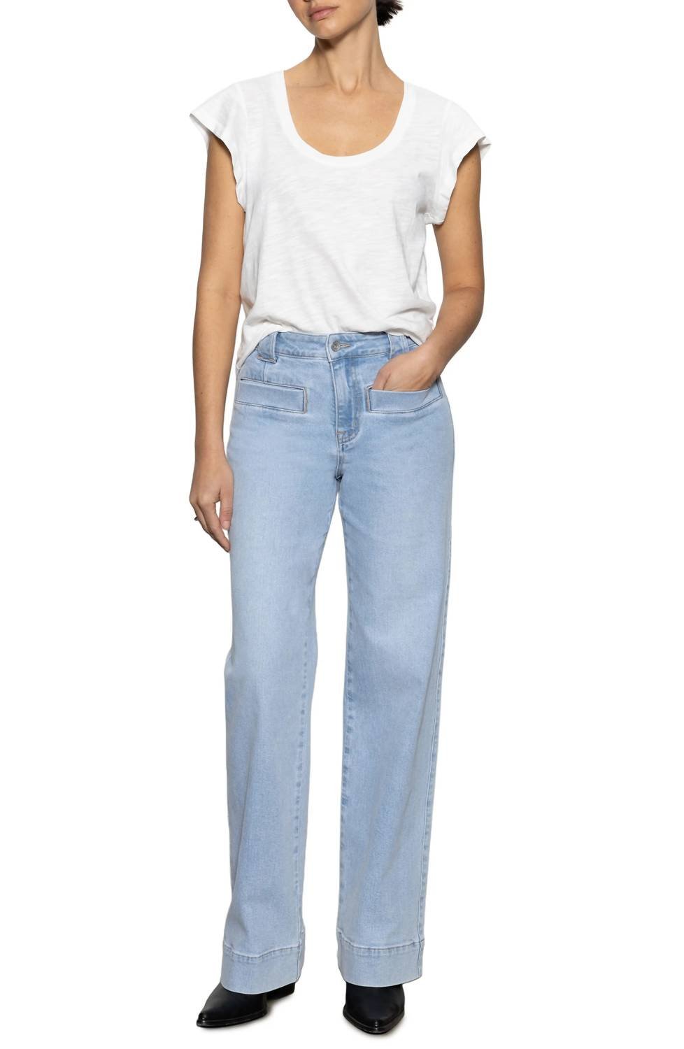 Sanctuary - Voyage Full Length Jeans - blue - clothing - cotton - blend