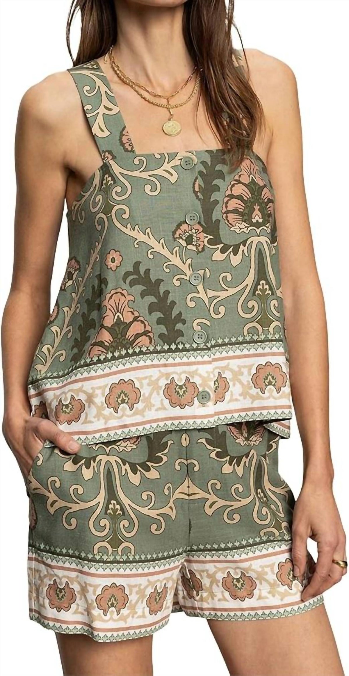 Sanctuary - Women's Button Back Top