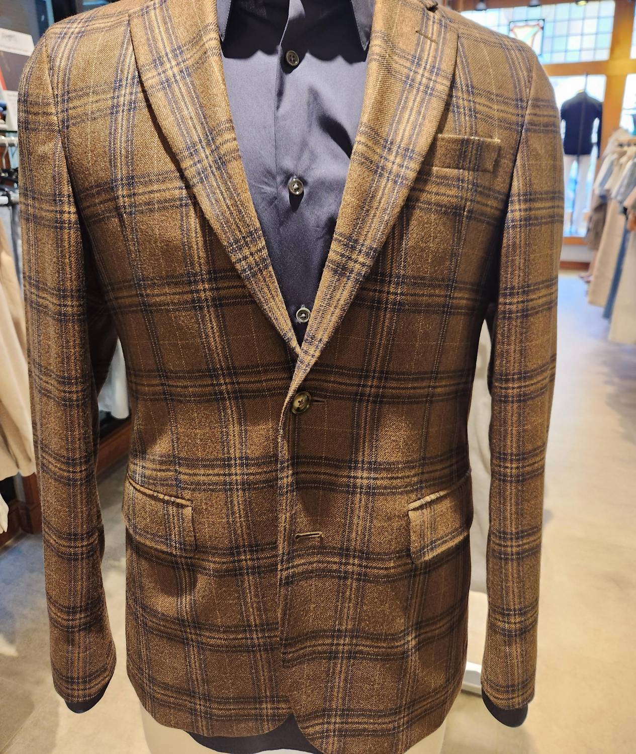 Sand Copenhagen - Men's Star Napoli Sports Coat - blazers - brown - clothing