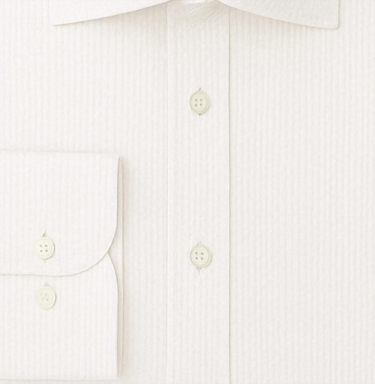 Sand - Men Seersucker State Soft Long Sleeve Shirt