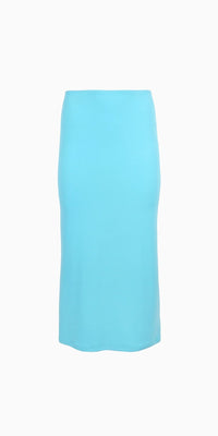 Sandy Liang - Axew Skirt - blue - clothing - long - skirts
