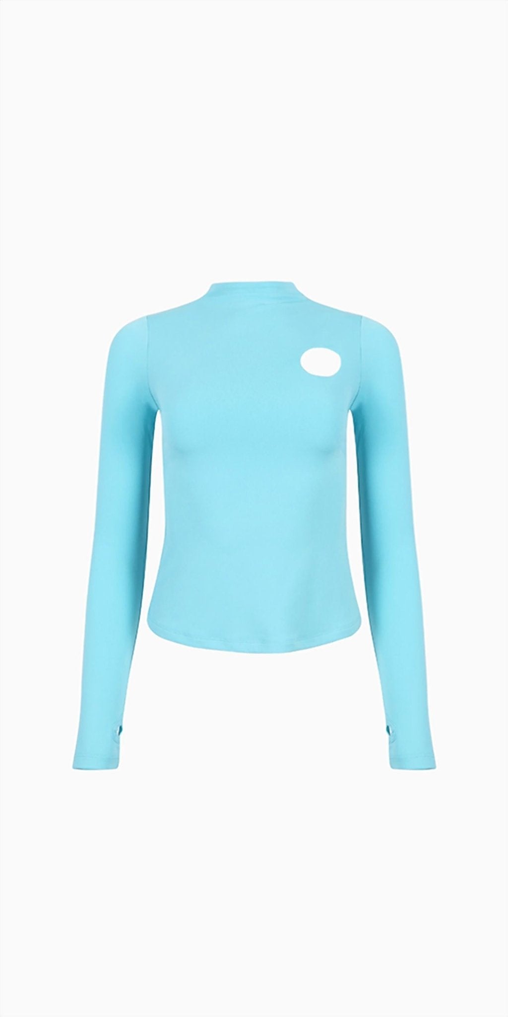 Sandy Liang - Bella Top - blue - clothing - cowl