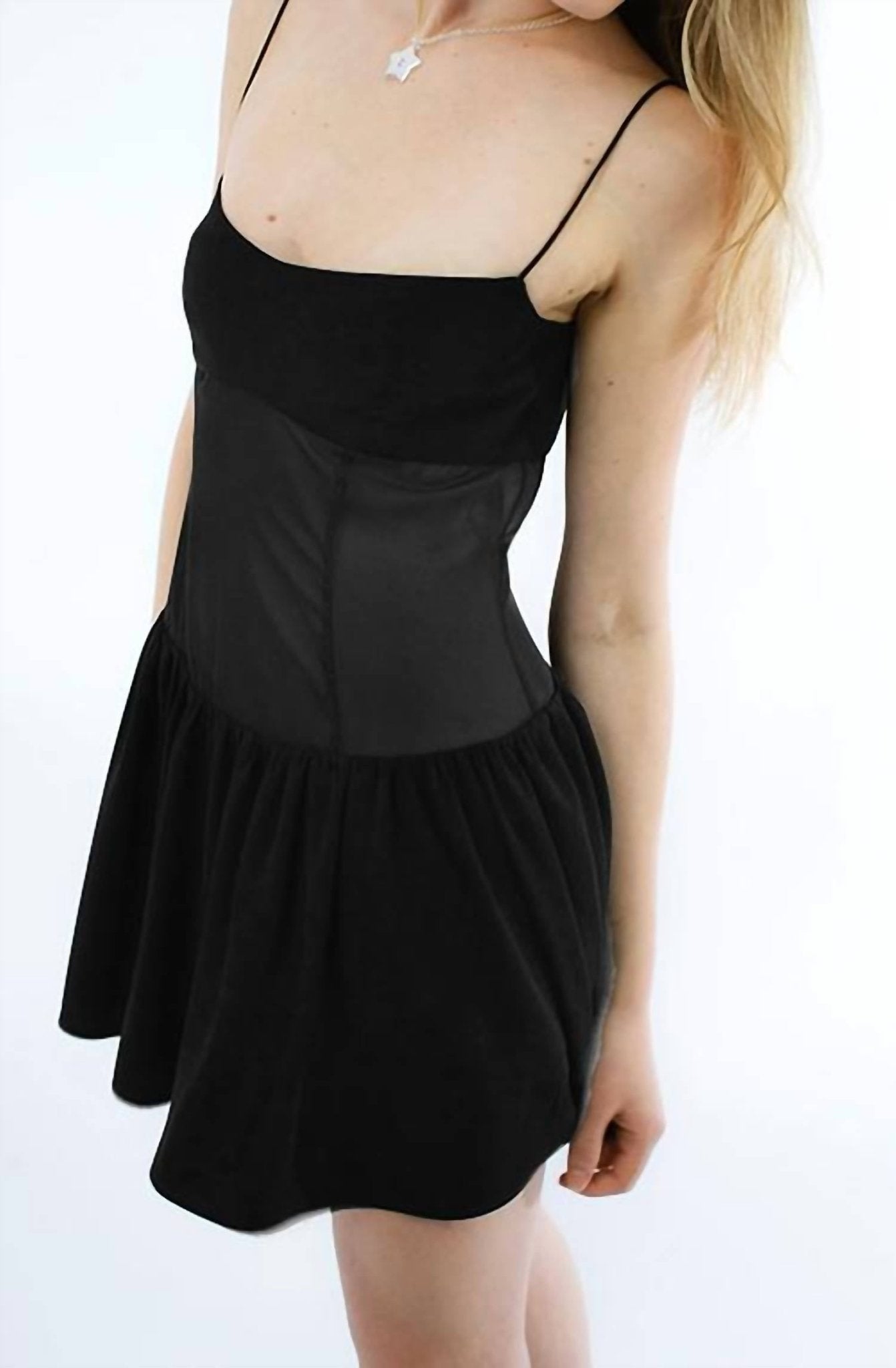 Sandy Liang - Cupids Dress - black - clothing - dresses