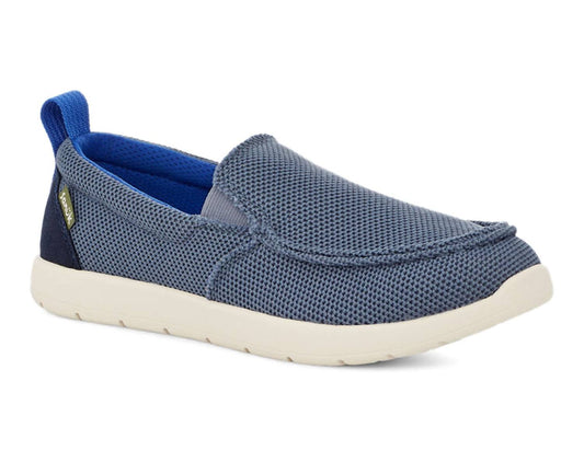 Sanuk - Boy's Lil Sidewalk Surfer Lite Shoes - blue - kids - shoes