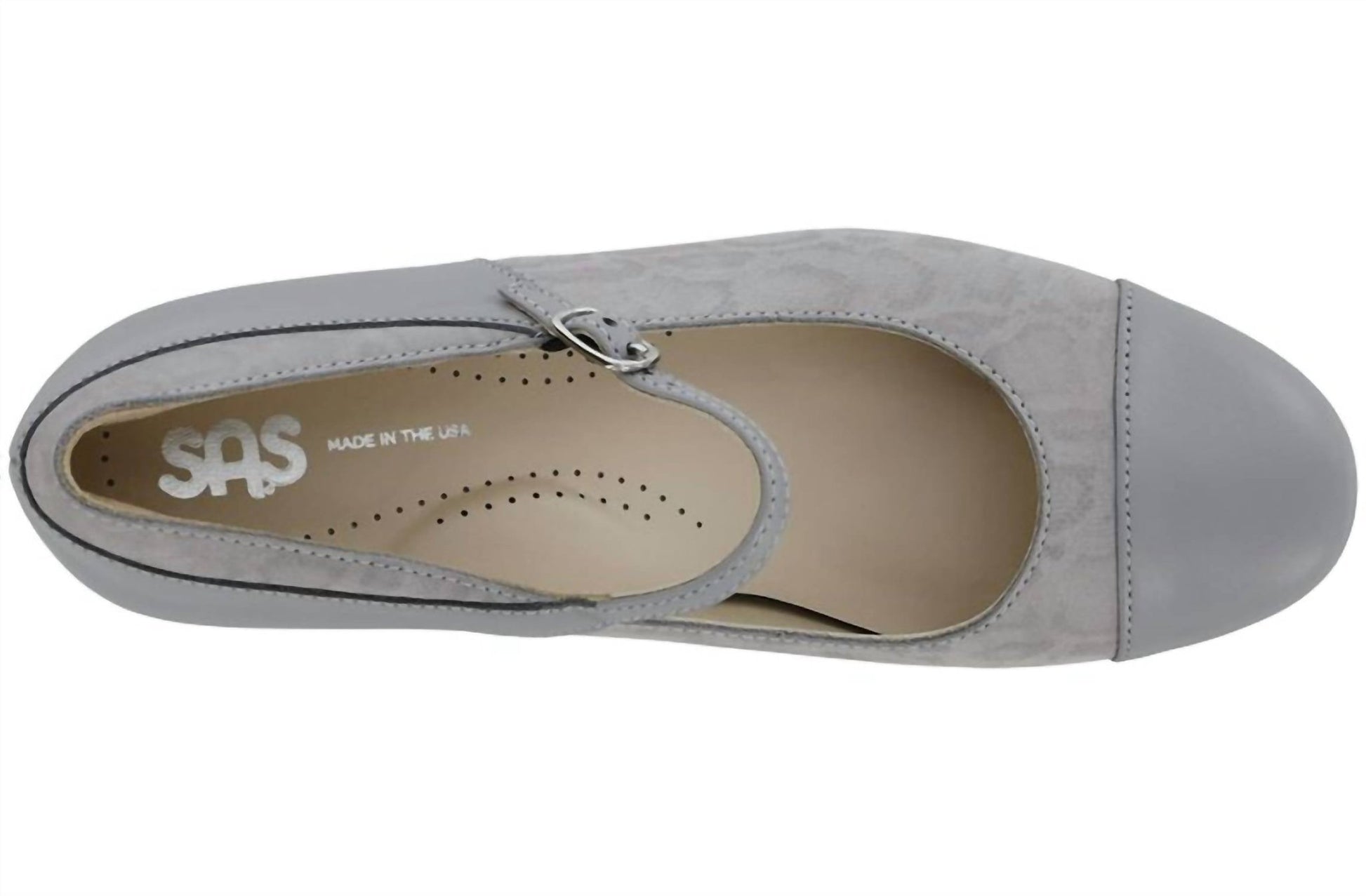 Sas - Isabel - grey - heels - leather