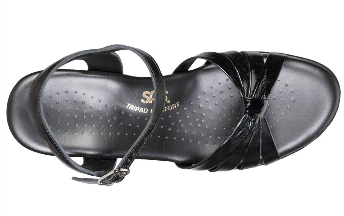 Sas - Women's Strippy Quarter Strap Wedge Sandal