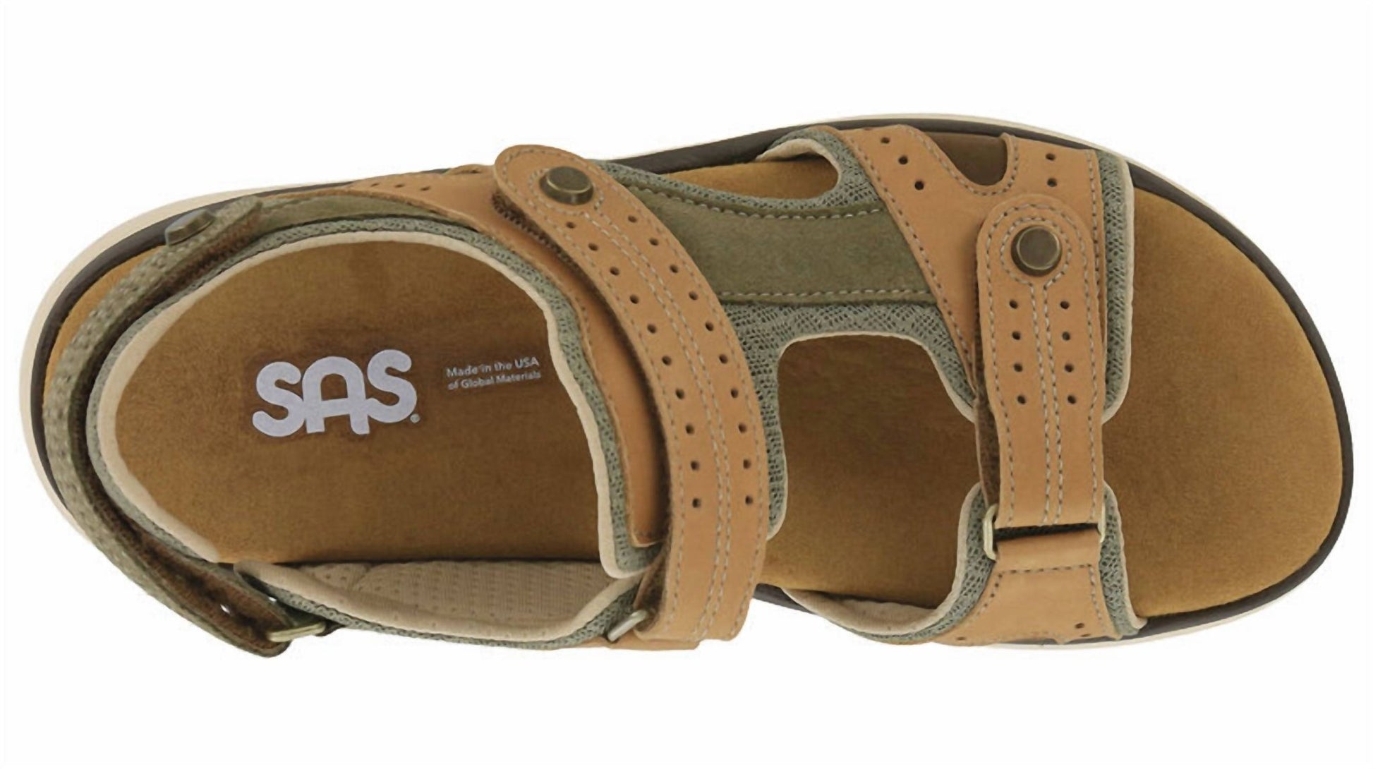 Sas - Women's Embark Live Oak Sandal - brown - sandals - shoes
