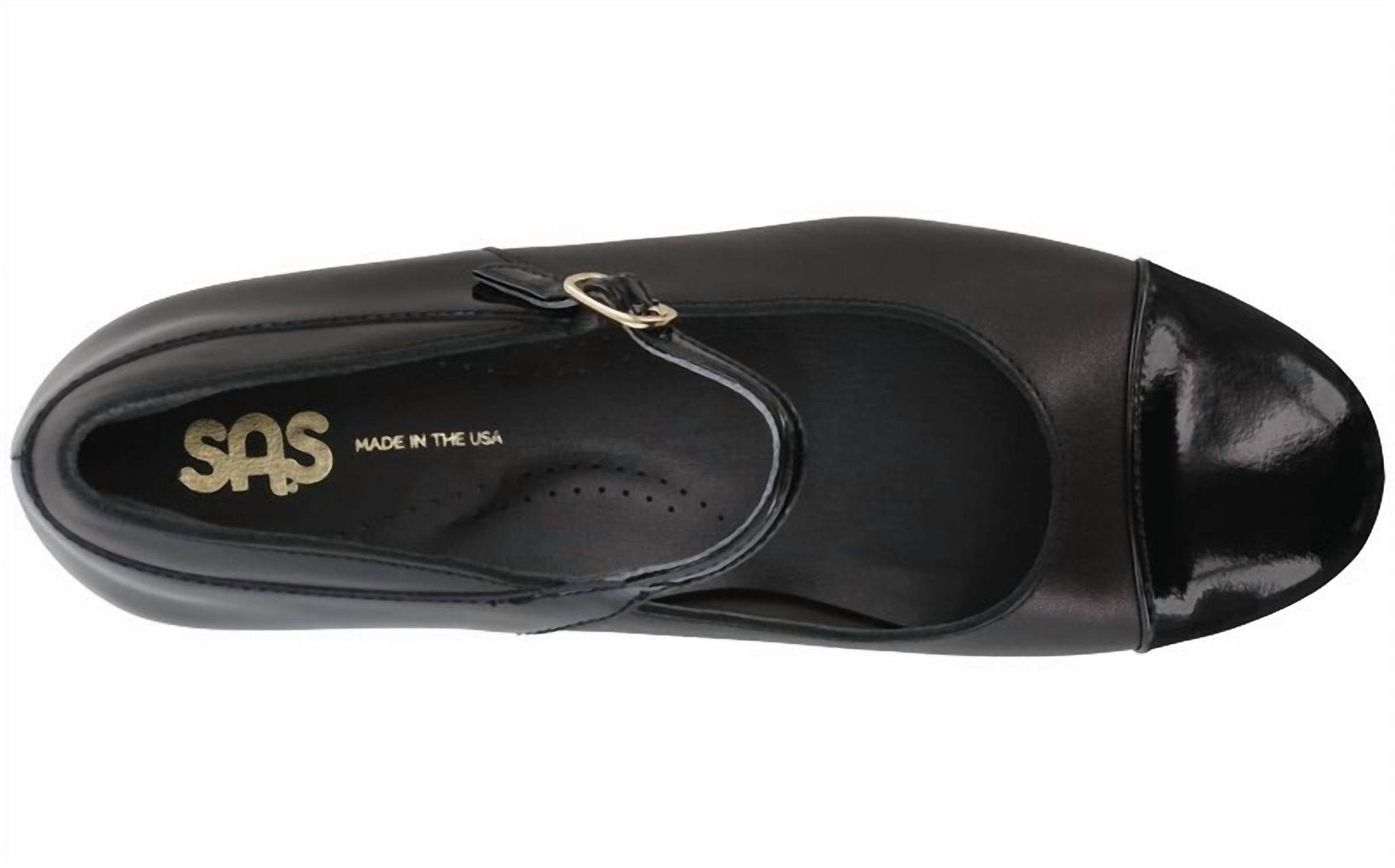 Sas - Women's Isabel Mary Jane Heel - black - heels - leather