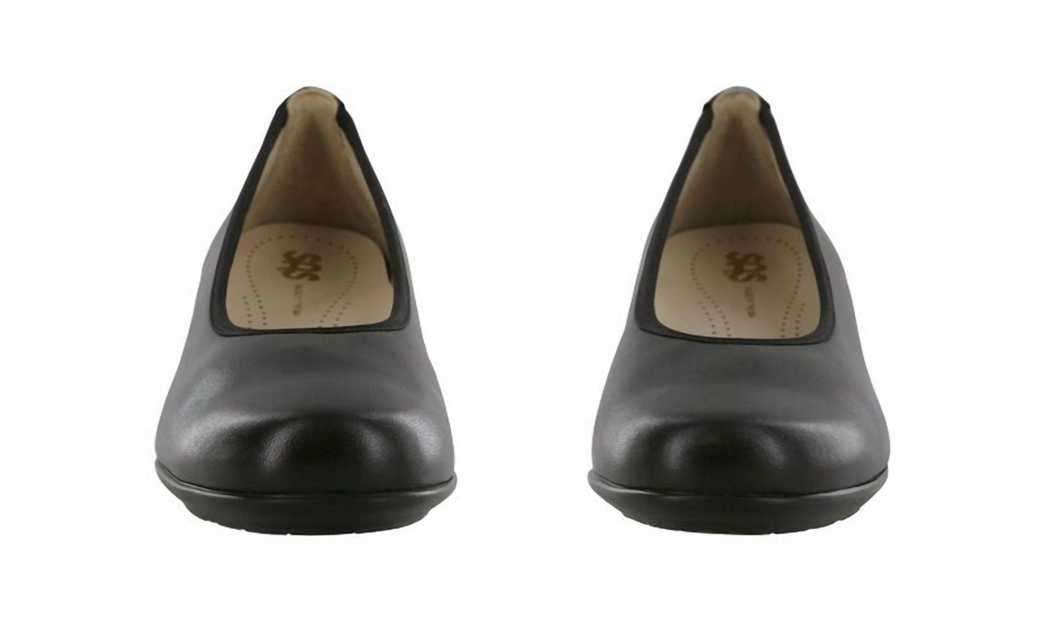 Sas - Women's Milano Black Leather Pump Heels - black - heels - leather