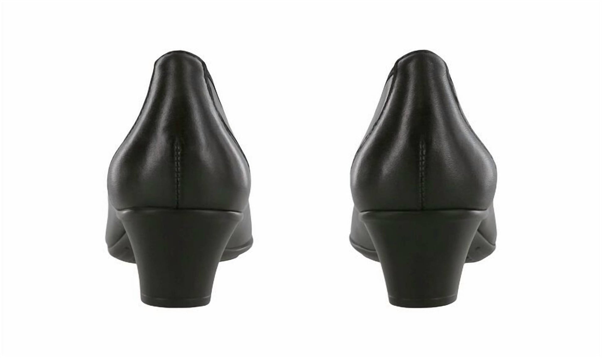 Sas - Women's Milano Black Leather Pump Heels - black - heels - leather