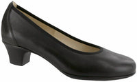 Sas - Women's Milano Black Leather Pump Heels - black - heels - leather