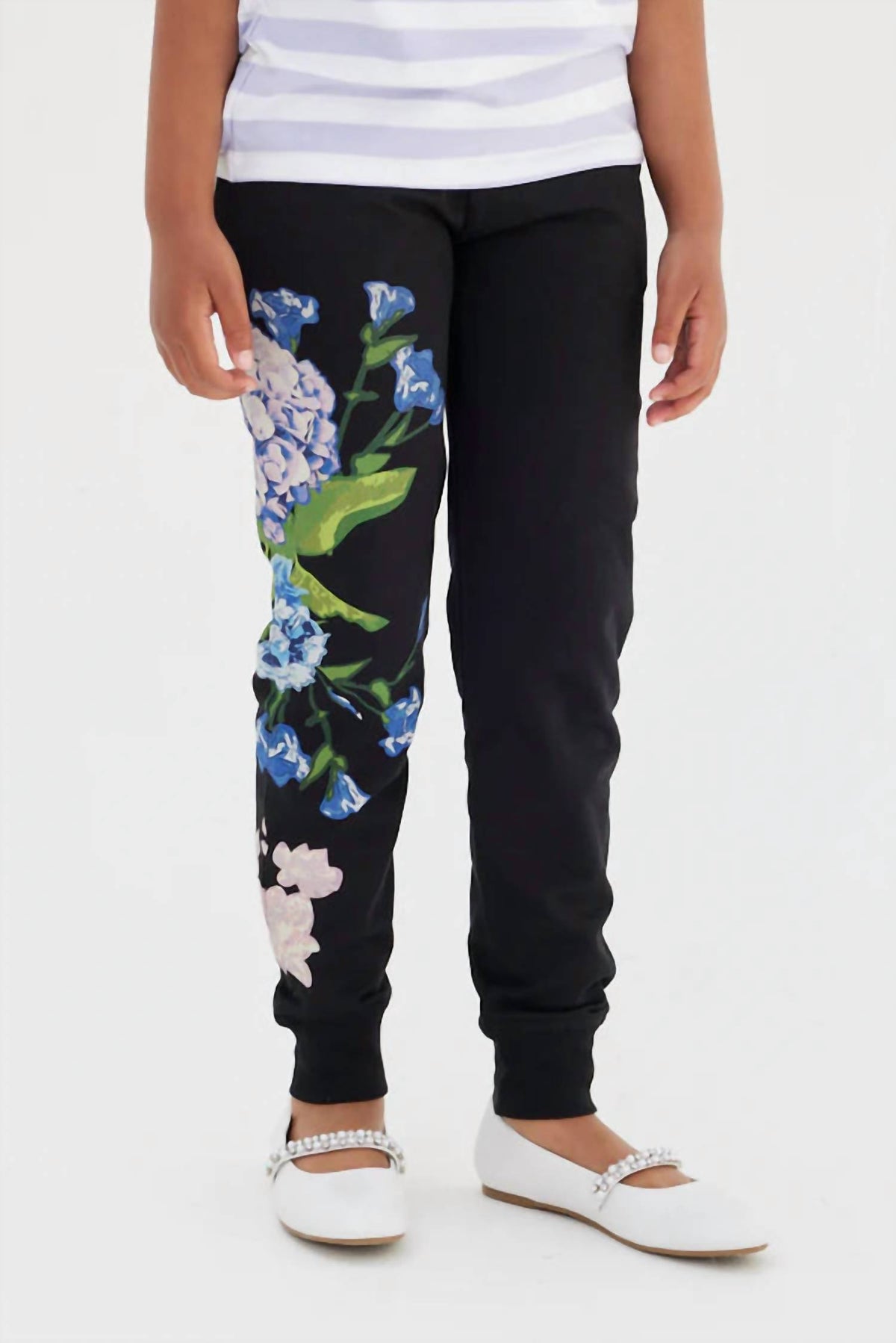 Sasha+Z - Hydrangea Printed Joggers