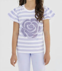Sasha+Z - Sequins Rose Top