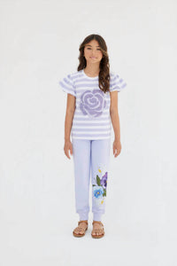 Sasha+Z - Sequins Rose Top