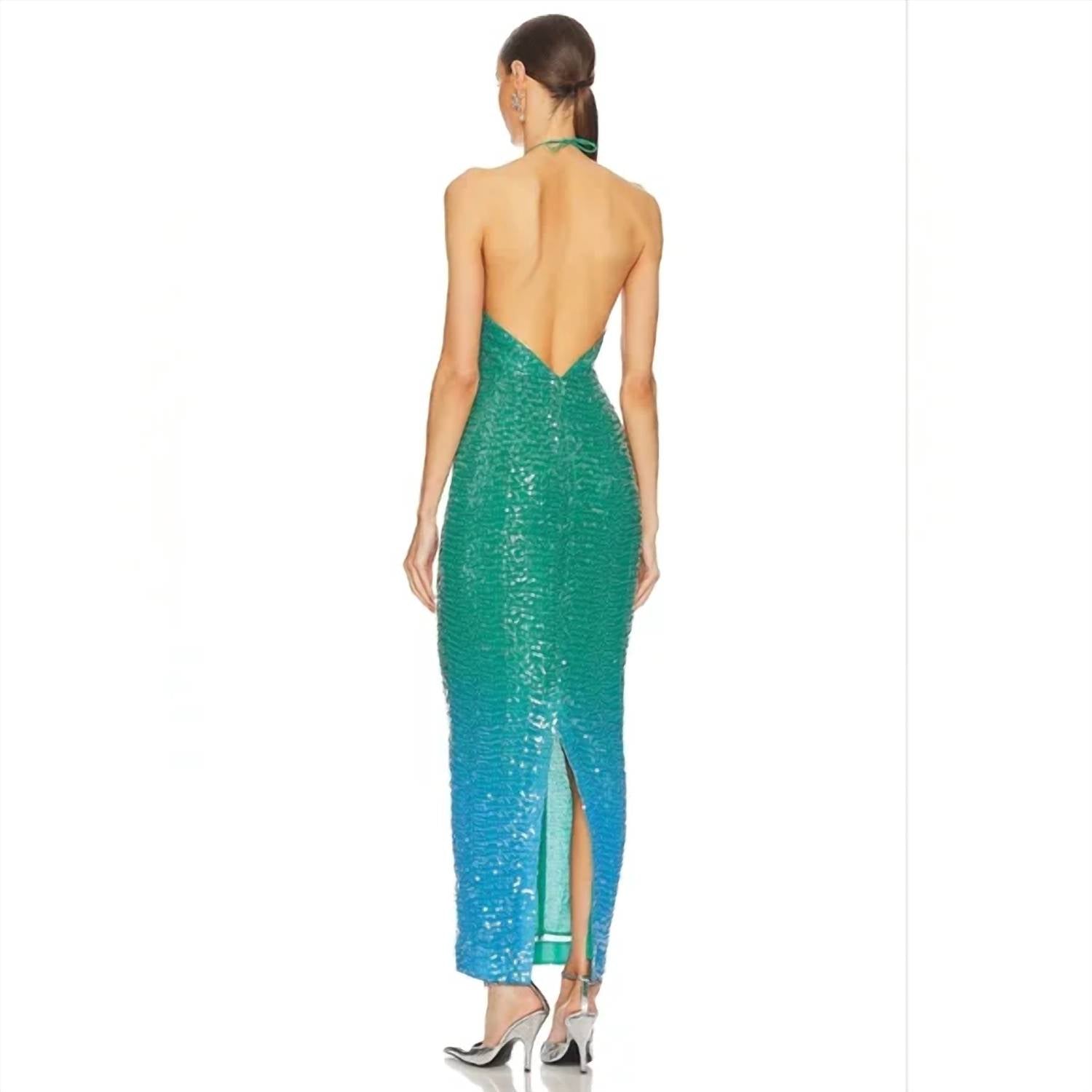Sau Lee - Jasmin Dress - clothing - dresses - green