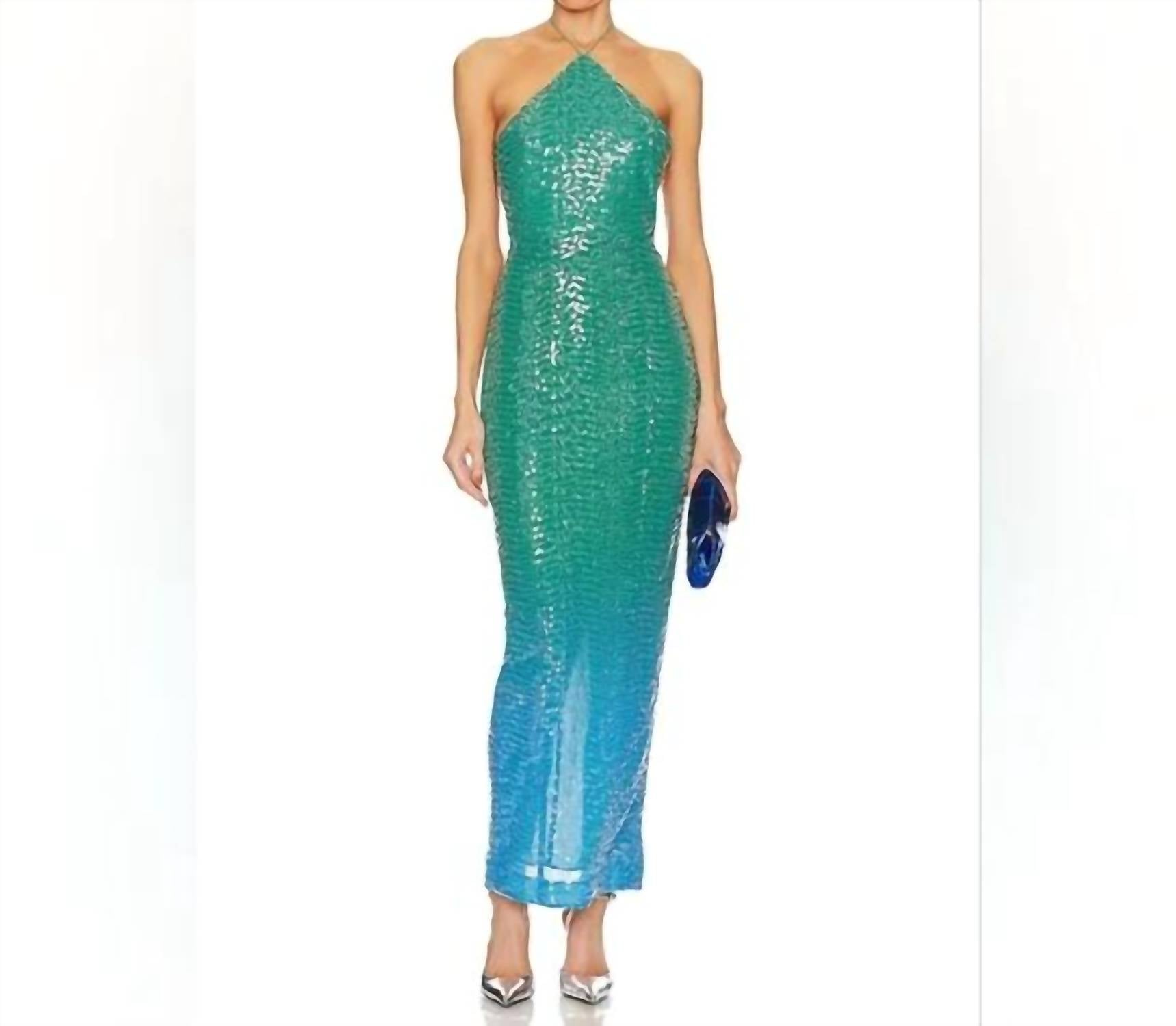 Sau Lee - Jasmin Dress - clothing - dresses - green
