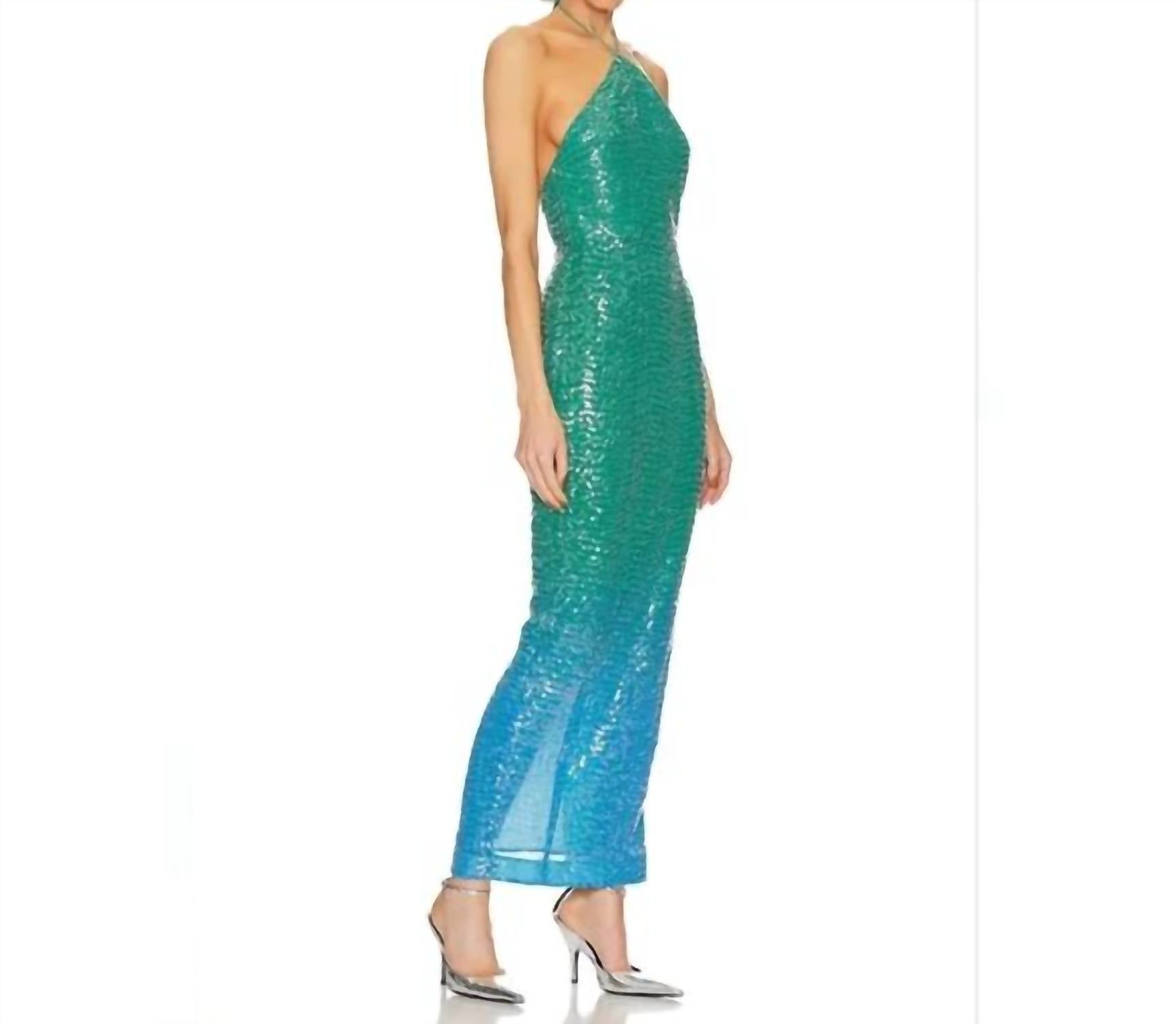 Sau Lee - Jasmin Dress - clothing - dresses - green
