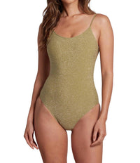 Sauipe - Violet Lurex One Piece Swimsuit