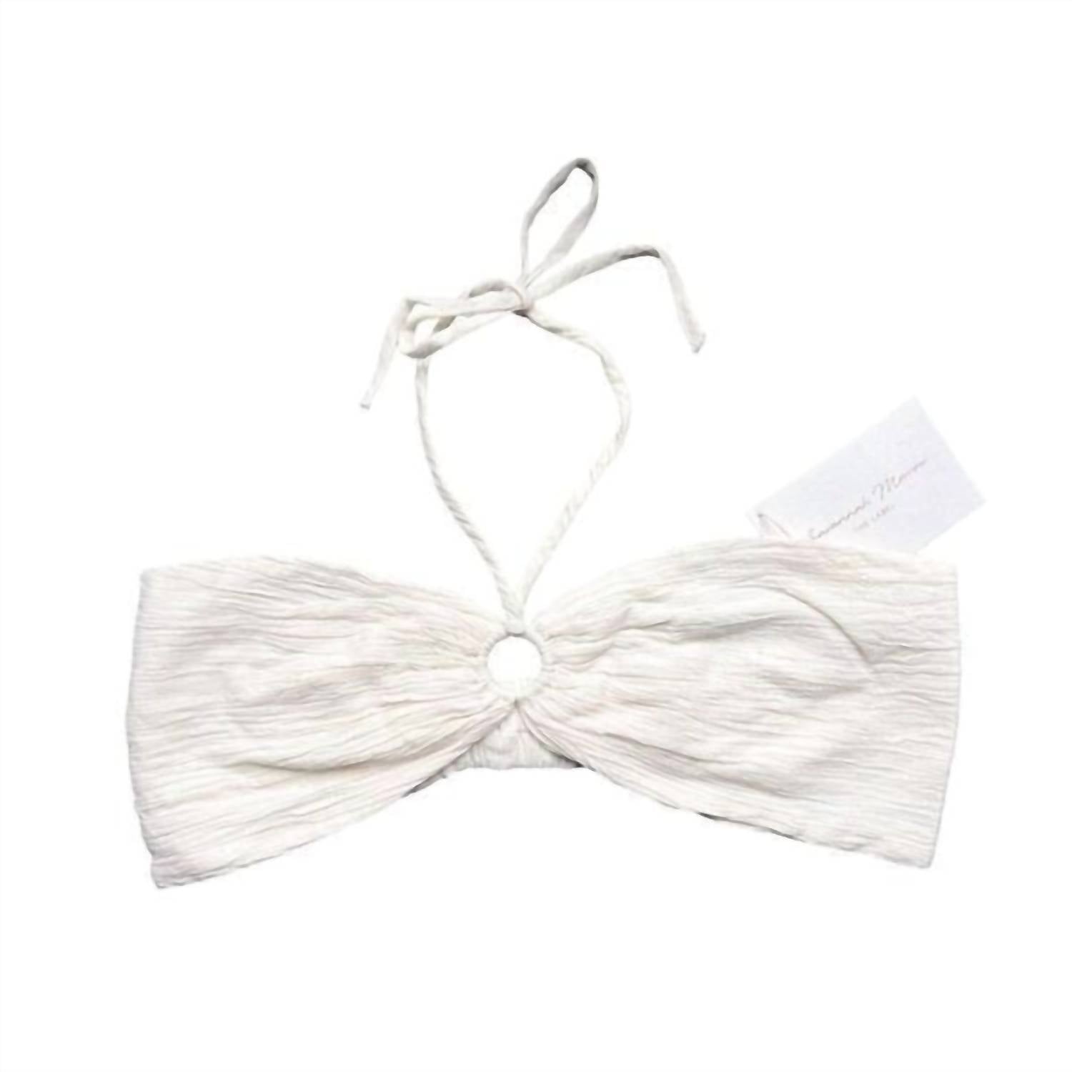 Savannah Morrow - Women's Summer Bandeau Crop Top - clothing - cotton - crop - tops