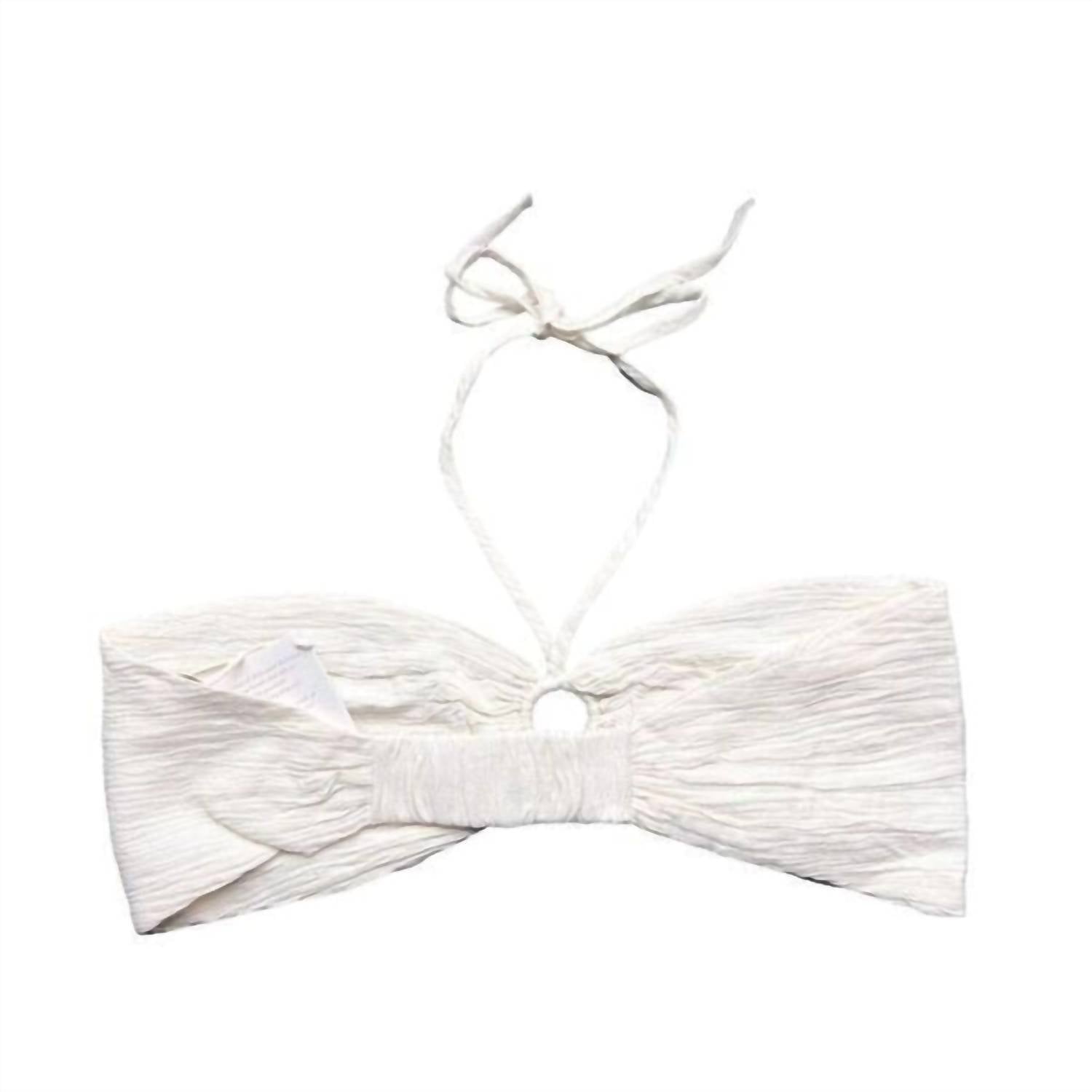 Savannah Morrow - Women's Summer Bandeau Crop Top - clothing - cotton - crop - tops