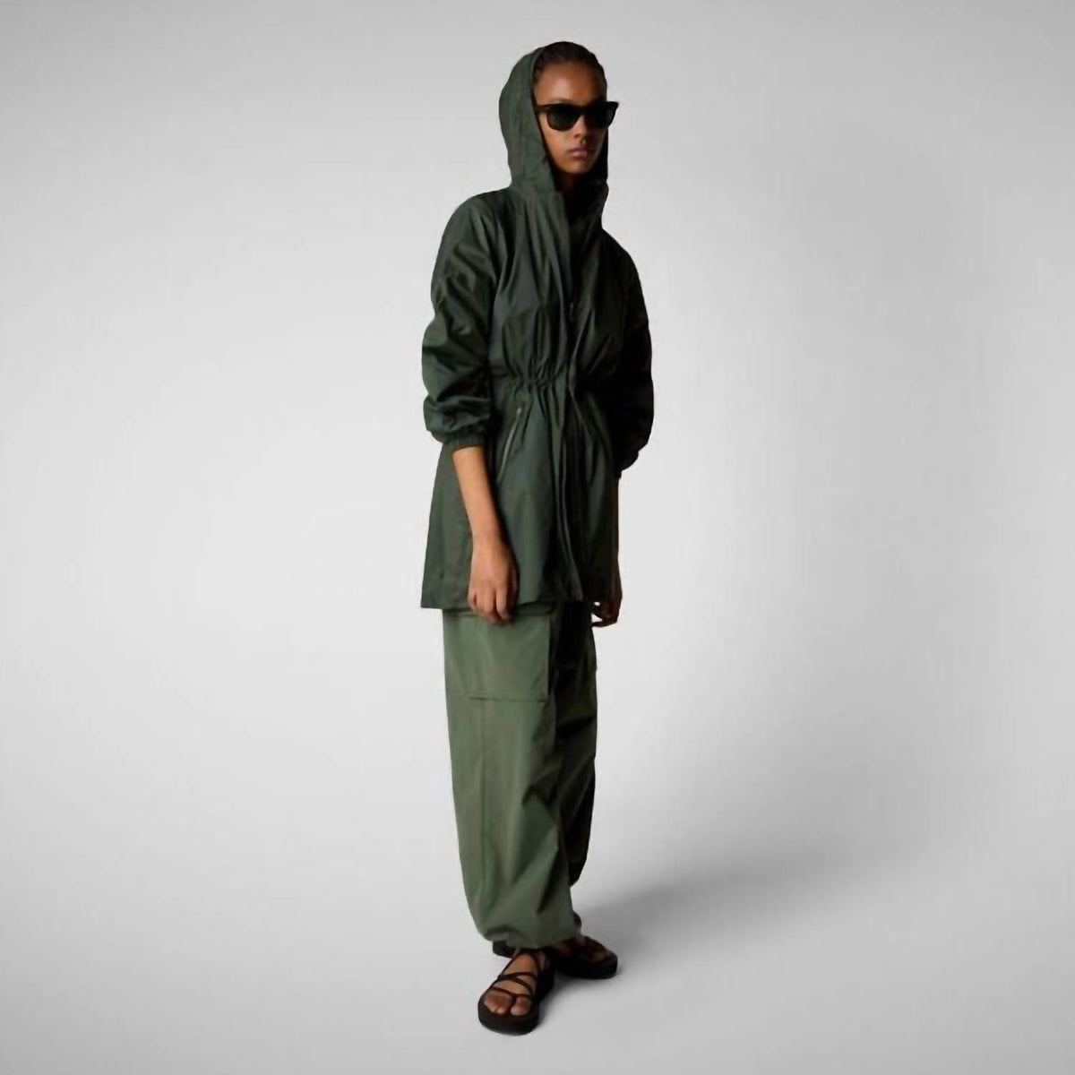 Save The Duck - Fleur Hooded Water Repellent Jacket