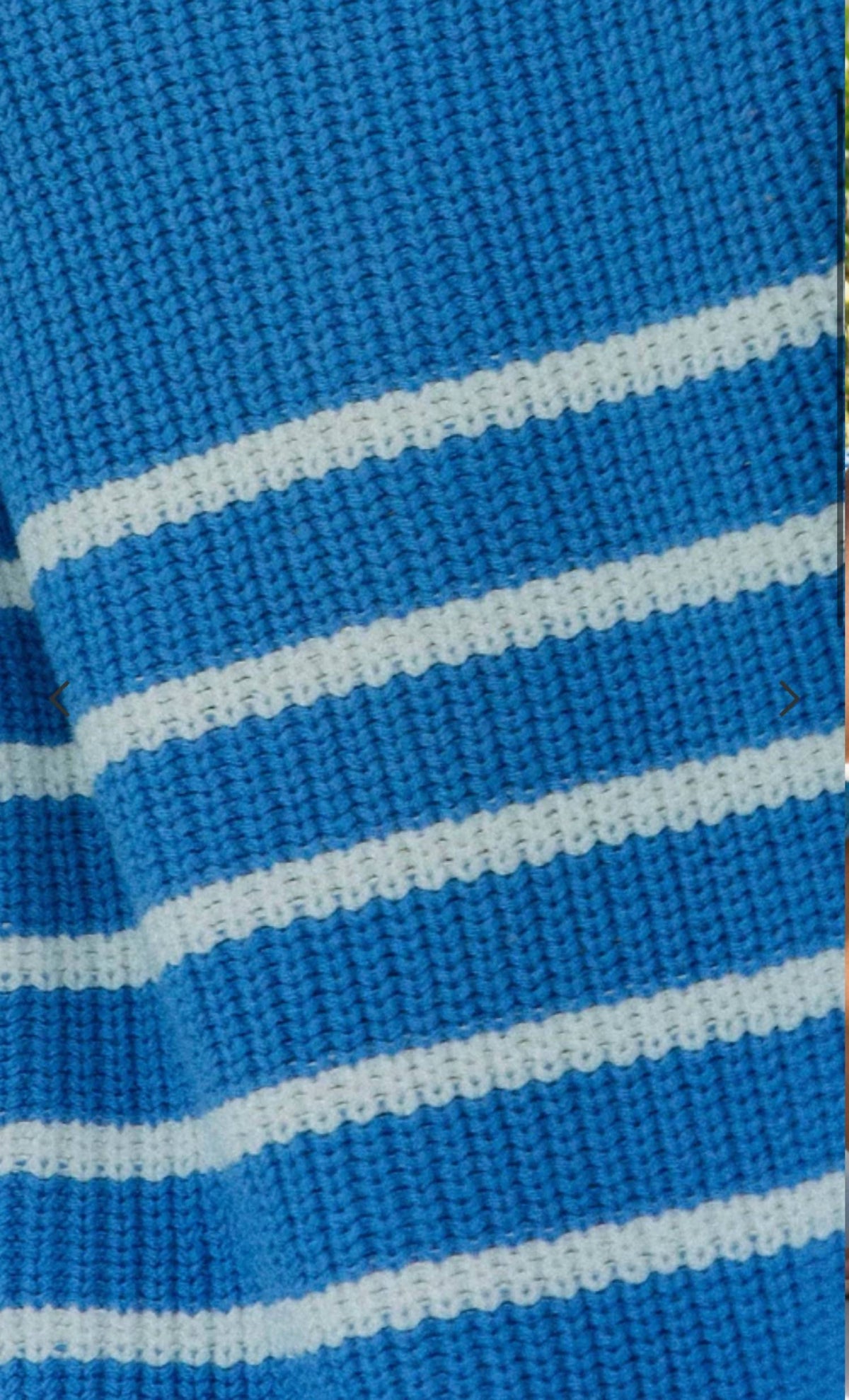 Saylor - Kimberly Stripe V-neck Sweater