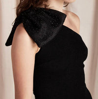 Saylor - Marisa Bow One-shoulder Dress