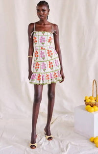 Saylor - Raphaela Block Print Mini Dress