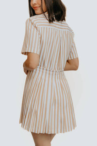 Saylor - Wilda Shirt Dress - beige - clothing - dresses