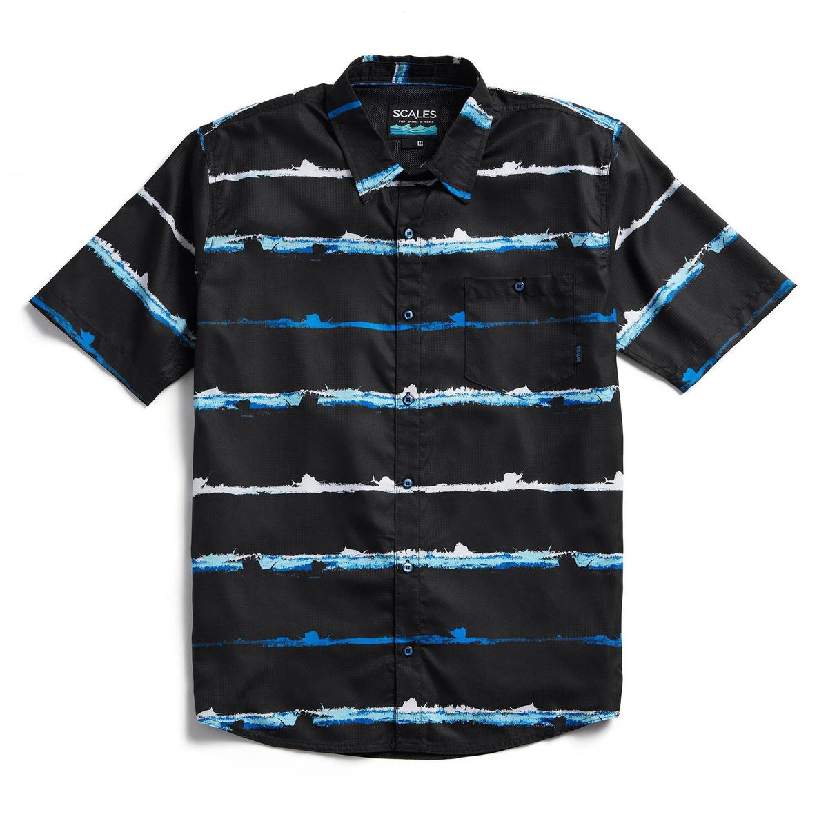 Scales - Men's Striker Stripes Button Down Shirt