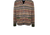 Schott - Wool Blend Fair Isle Cardigan