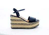 Schutz - Women's Classic Leather Vamp Ankle Strap Open Toe Platform Sandal