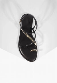 Schutz - Women's Valeria Flat Leather Sandals