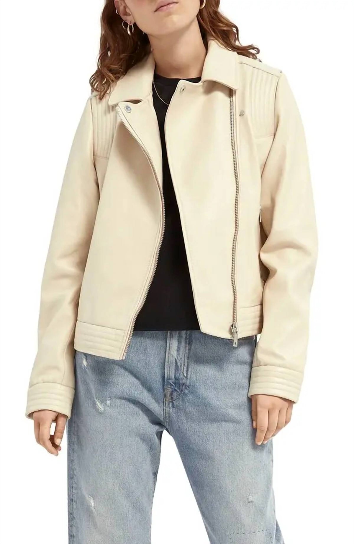 Scotch & Soda - Leather Moto Jacket