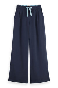 Scotch & Soda - Women's Eleni Pajama Pant - blue - clothing - pants