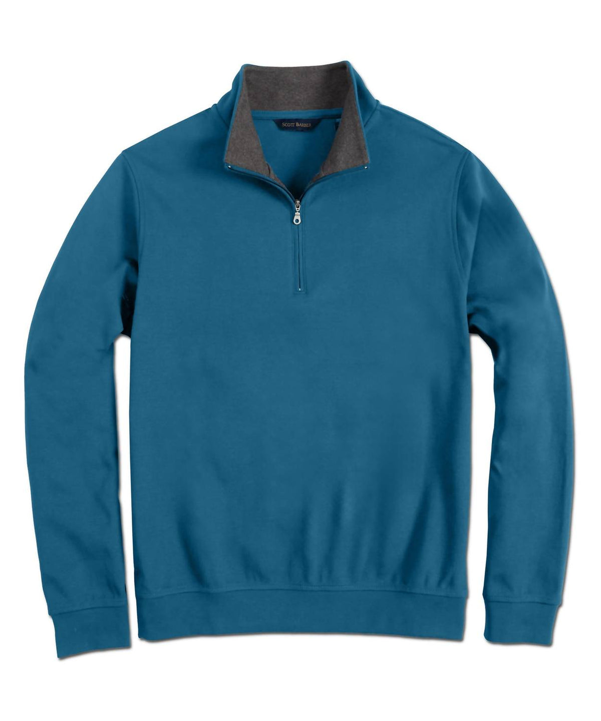 Scott Barber - Men's Pima Interlock Zip Mock