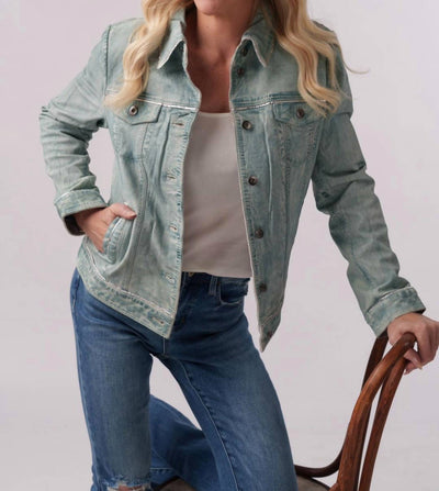 Scully - Classic Leather Jean Jacket