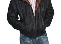 Scully - Double Collar Leather Jacket