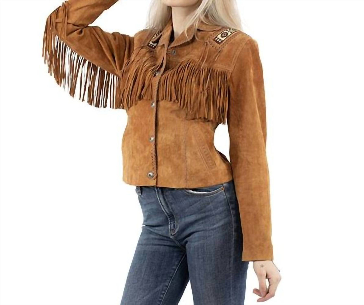 Scully - Fringe and Beaded Suede Jacket