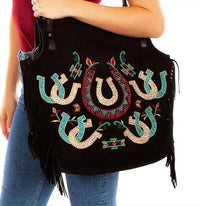 Scully - Horseshoe Suede Handbag