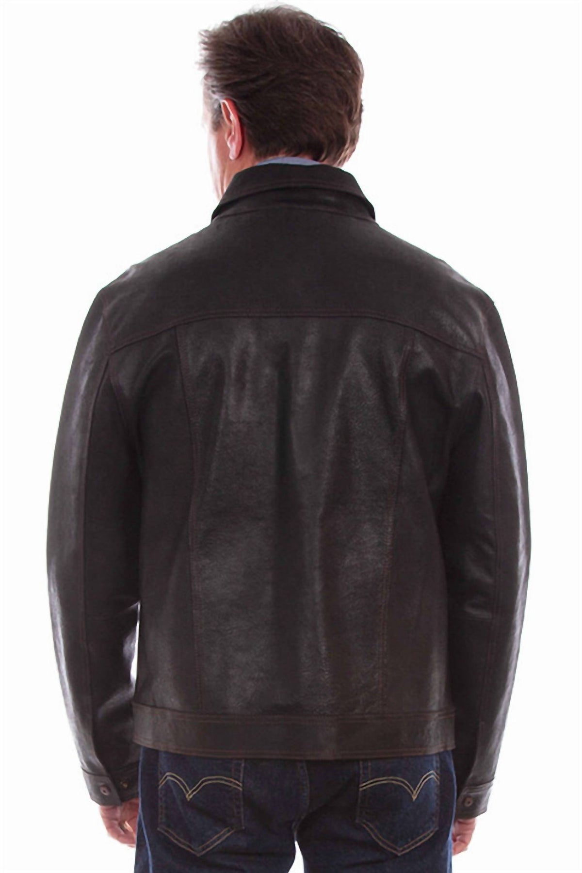 Scully - Men's Leather Full Zip Jacket