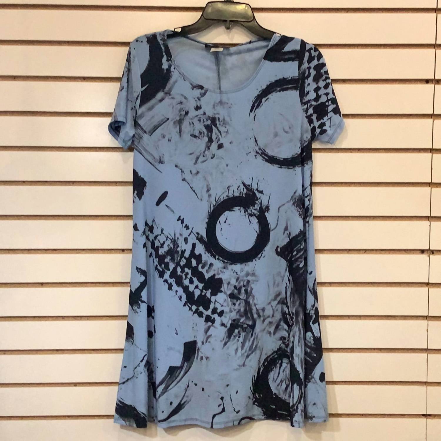 Sea & Anchor - Women's Graphic Swirls Dress - blue - clothing - dresses